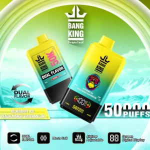 Bang King Dual Flavor 50K 2W1 e-papieros | Bang King Dual Flavor 50K Puffs 2w1