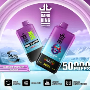 Bang King Dual Flavor 50K 2W1 e-papieros | Bang King Dual Flavor 50K Puffs 2w1