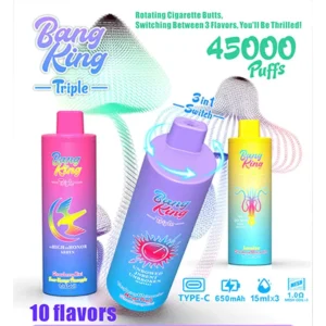 Bang King Triple 45K 3W1 e-papieros | Bang King Triple 45K Puffs 3w1