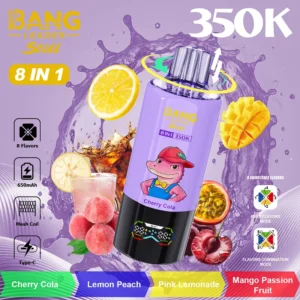 Bang Leader 350K 8w1 e-papieros | Bang Leader 350K Puffs 8w1