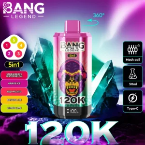 Bang Legend 120K 5W1 e-papieros | Bang Legend 120K 5w1