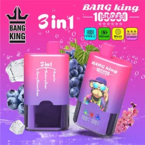 Bang King 100K 3W1 e-papieros | Bang King 100K Puffs 3W1