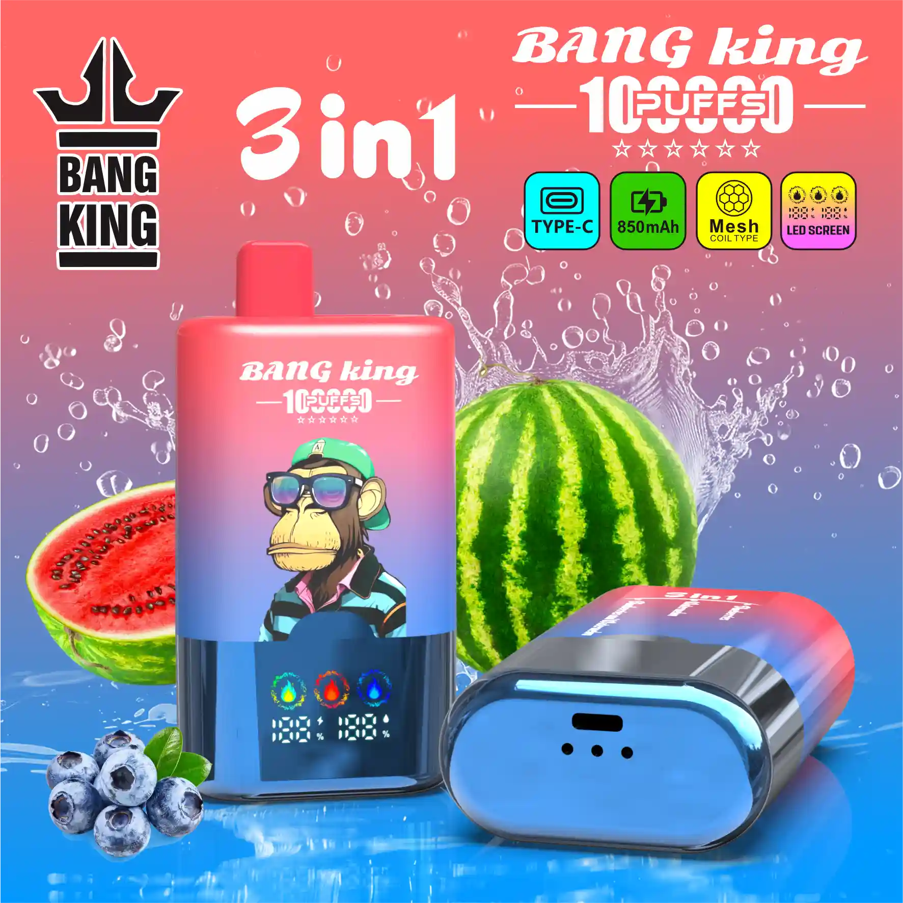 Bang King 100K 3W1